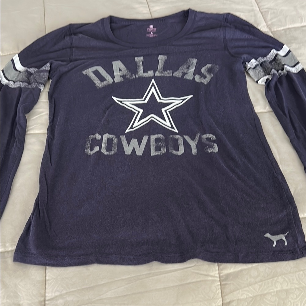 Dallas Cowboys Kids Long Sleeve Shirt - Navy